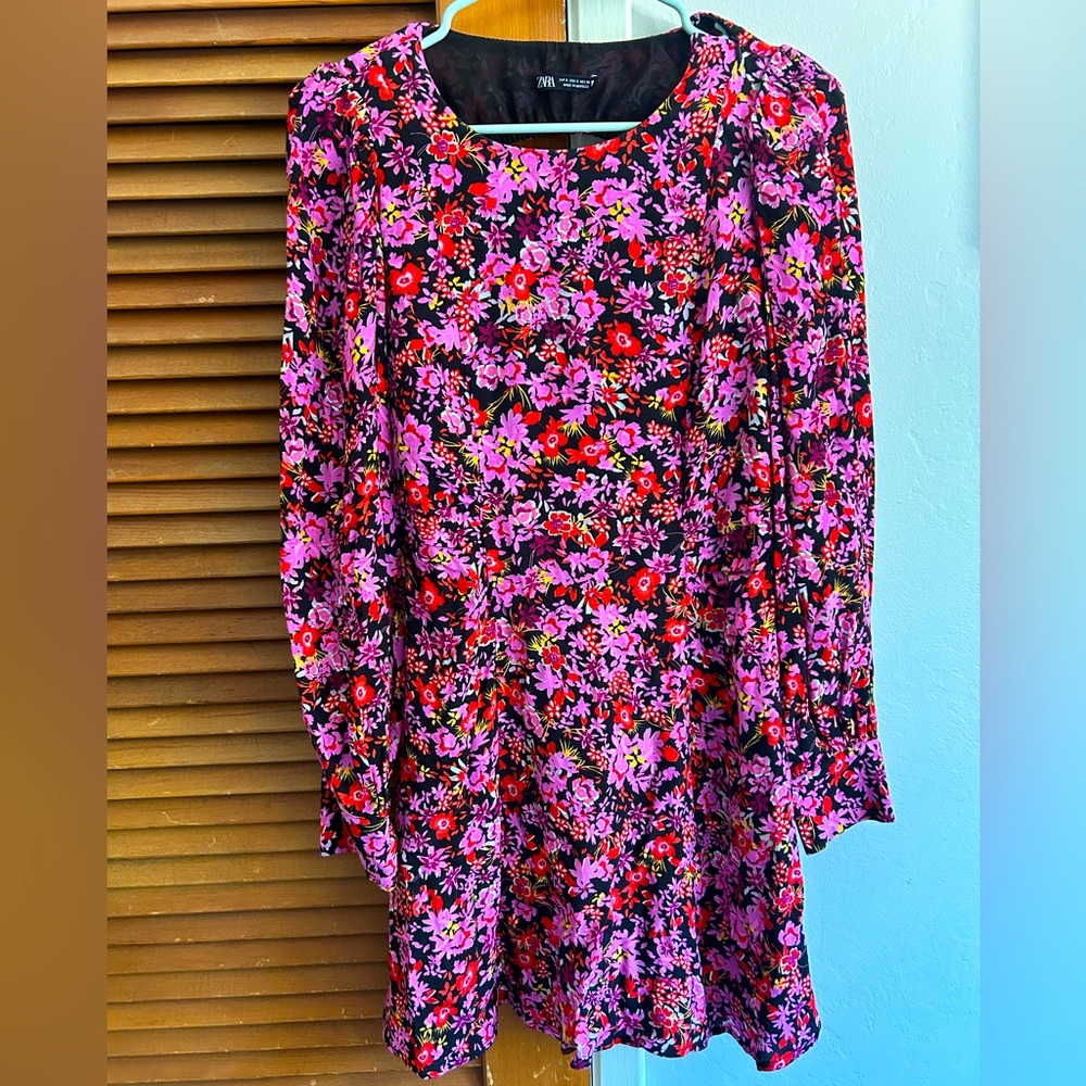 Zara - Pink Floral Dress